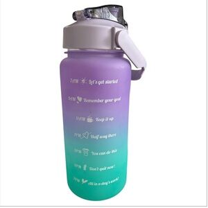 Gradient Motivational Water Bottle